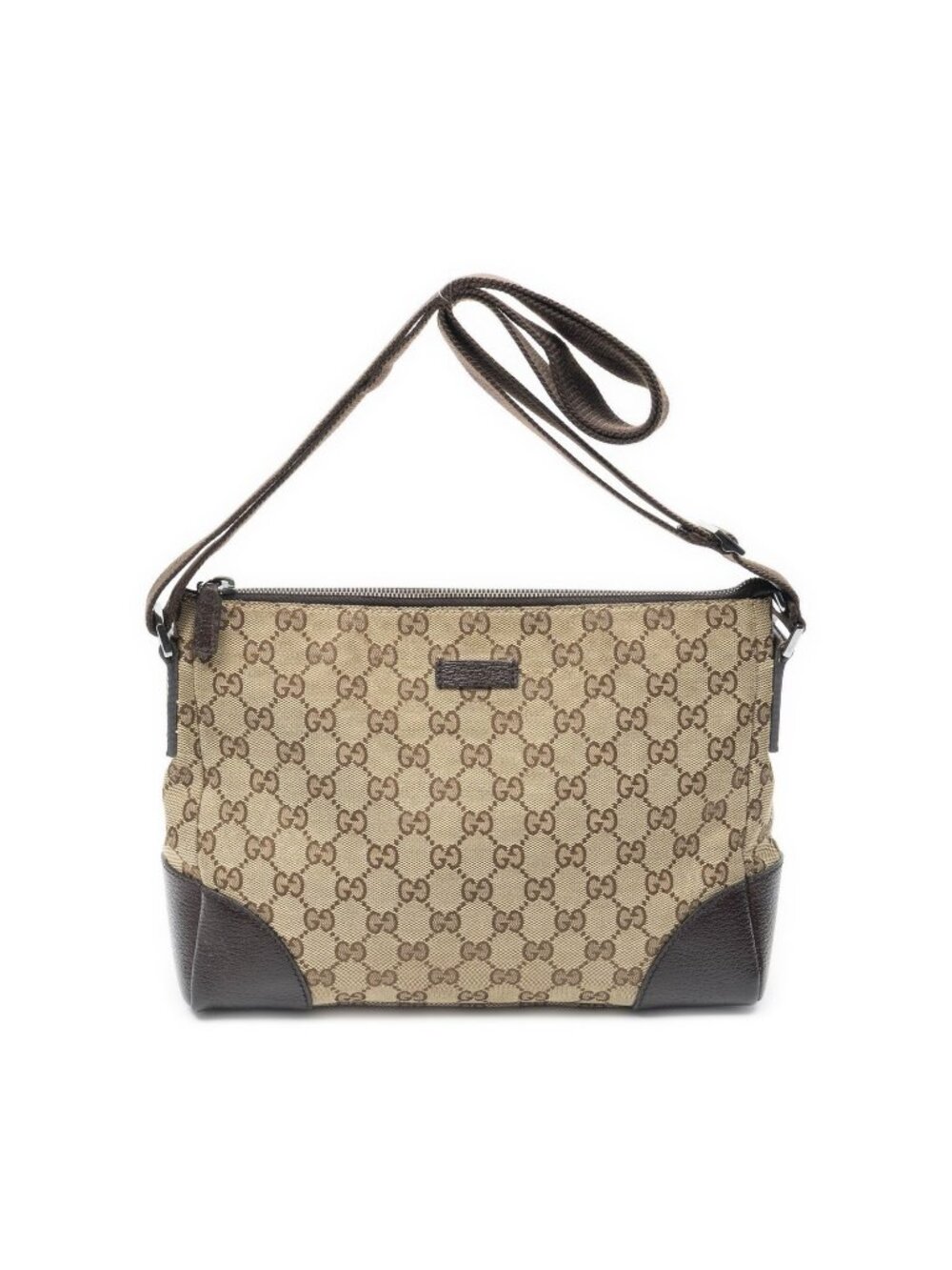 Gucci Joy Line Dark Brown Beige GG Canvas